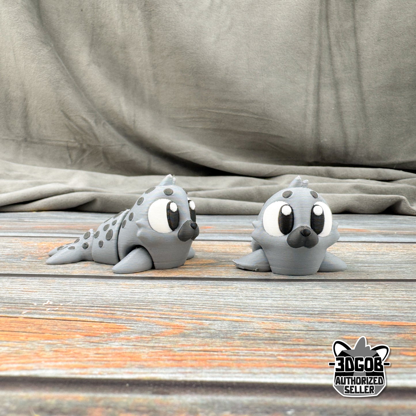 Spotted Seal Articulated 3D Printed Fidget Figure