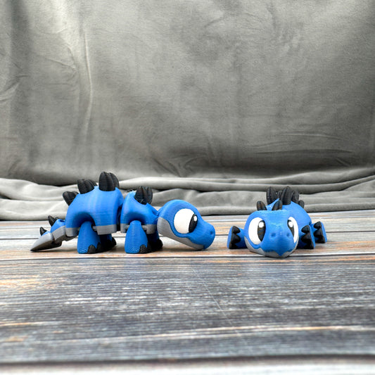 Stegosaurus Articulated 3D Printed Fidget Figure