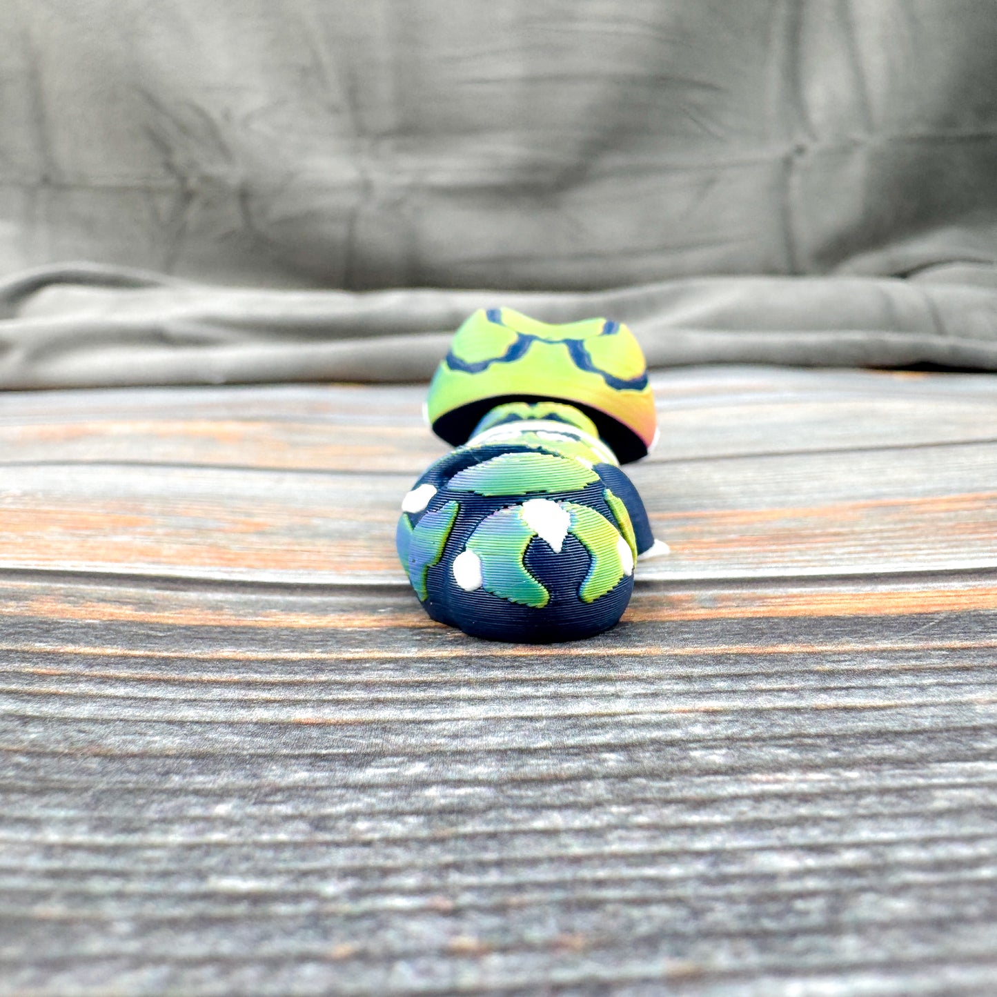 Striped Gecko Articulated 3D Printed Fidget Figure