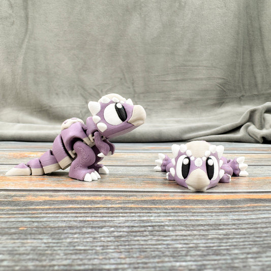 Stygimoloch in Eggshell 3D Printed Fidget Figure