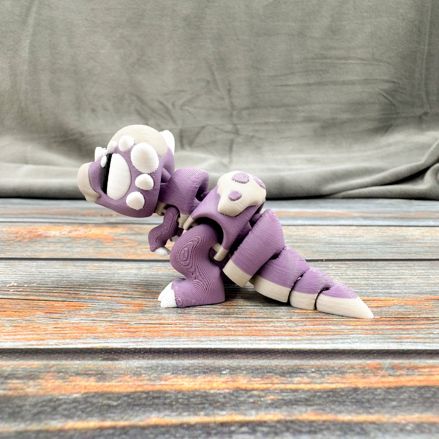 Stygimoloch in Eggshell 3D Printed Fidget Figure