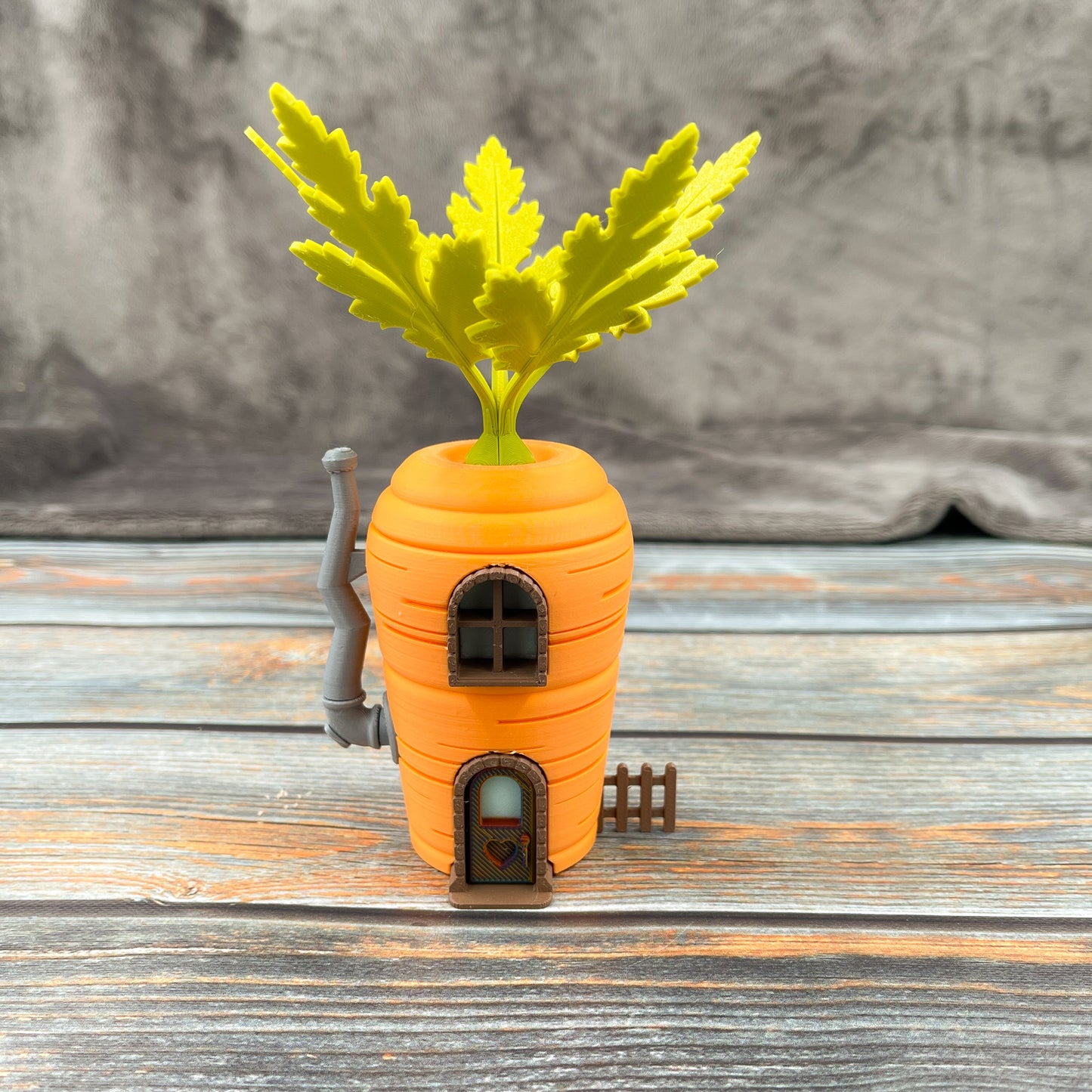 Enchanted Carrot Fairy House