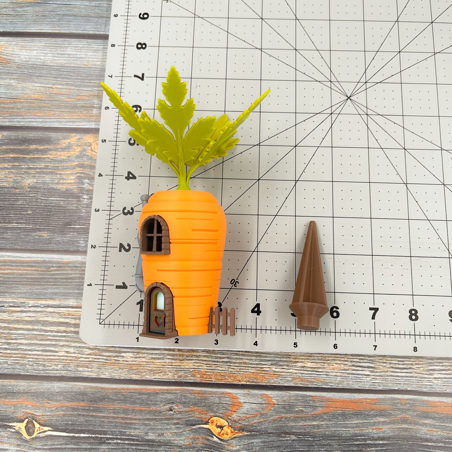 Enchanted Carrot Fairy House