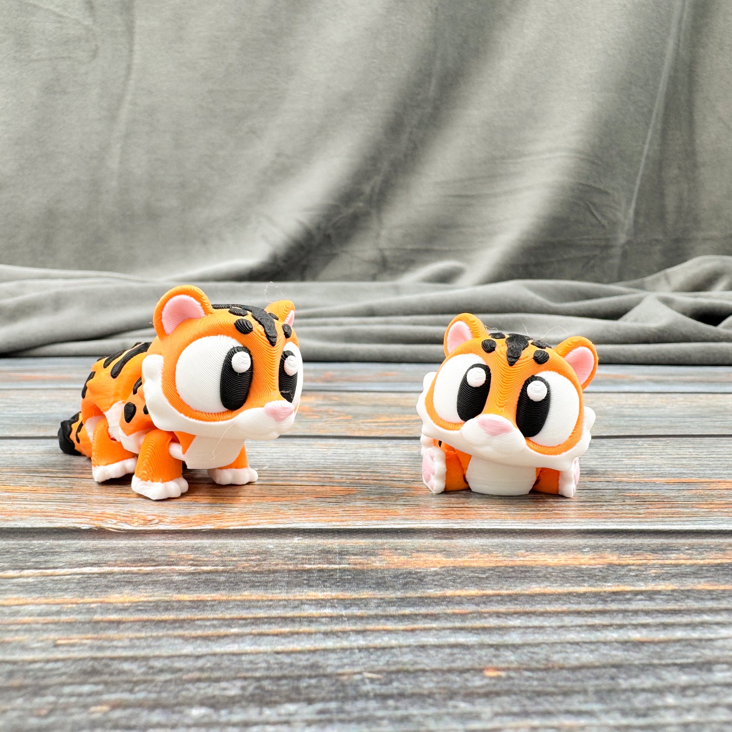 Tiger Articulated 3D Printed Fidget Figure