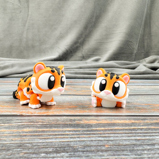 Tiger Articulated 3D Printed Fidget Figure