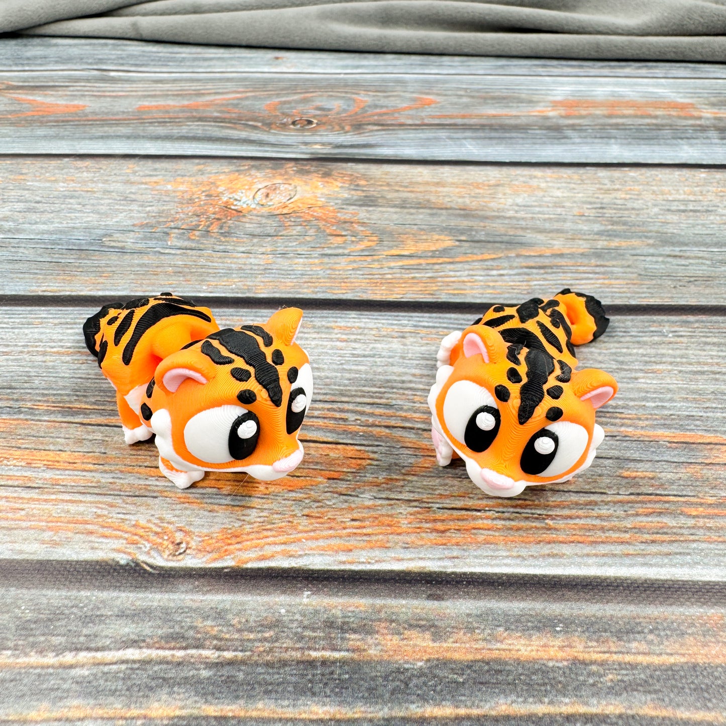 Tiger Articulated 3D Printed Fidget Figure