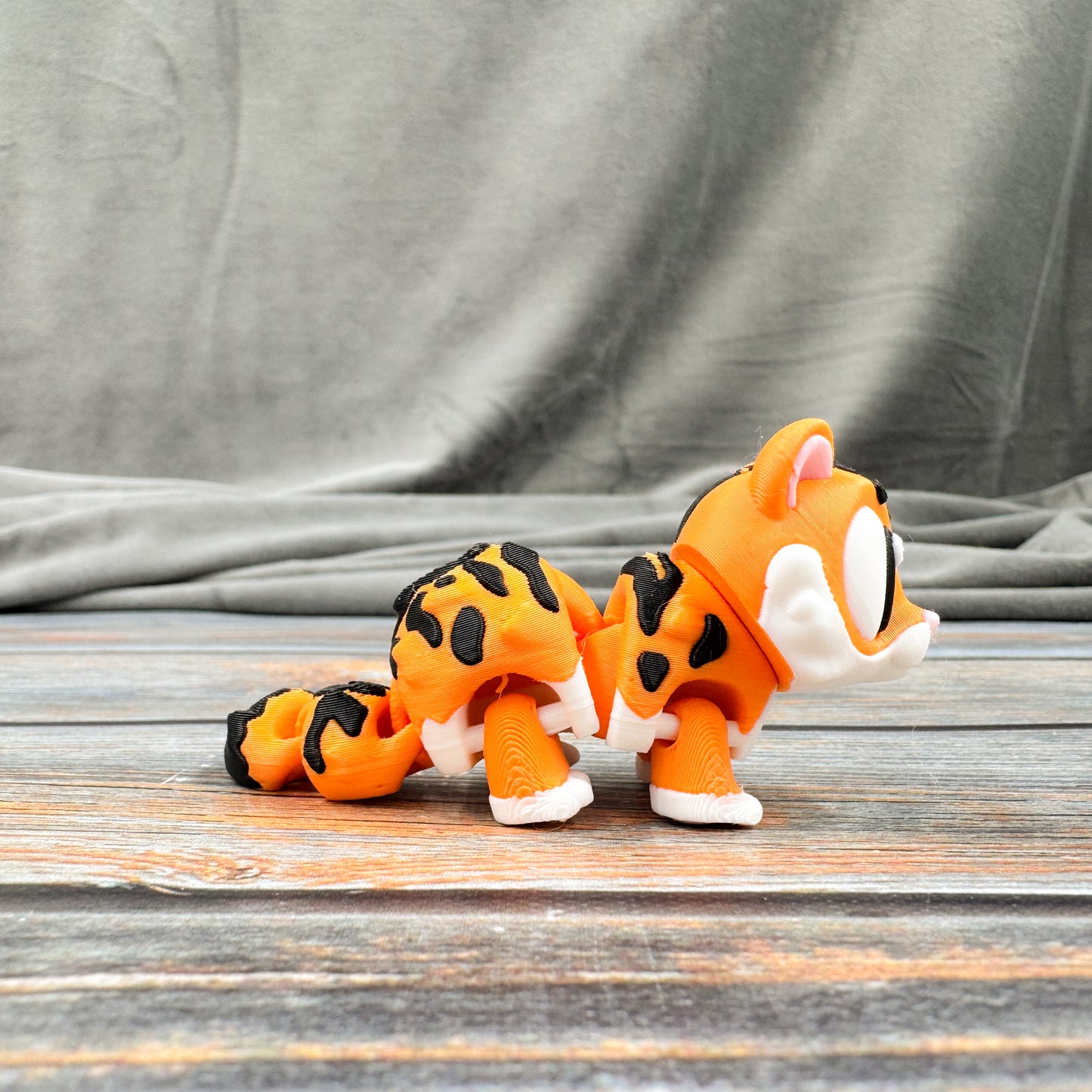 Tiger Articulated 3D Printed Fidget Figure