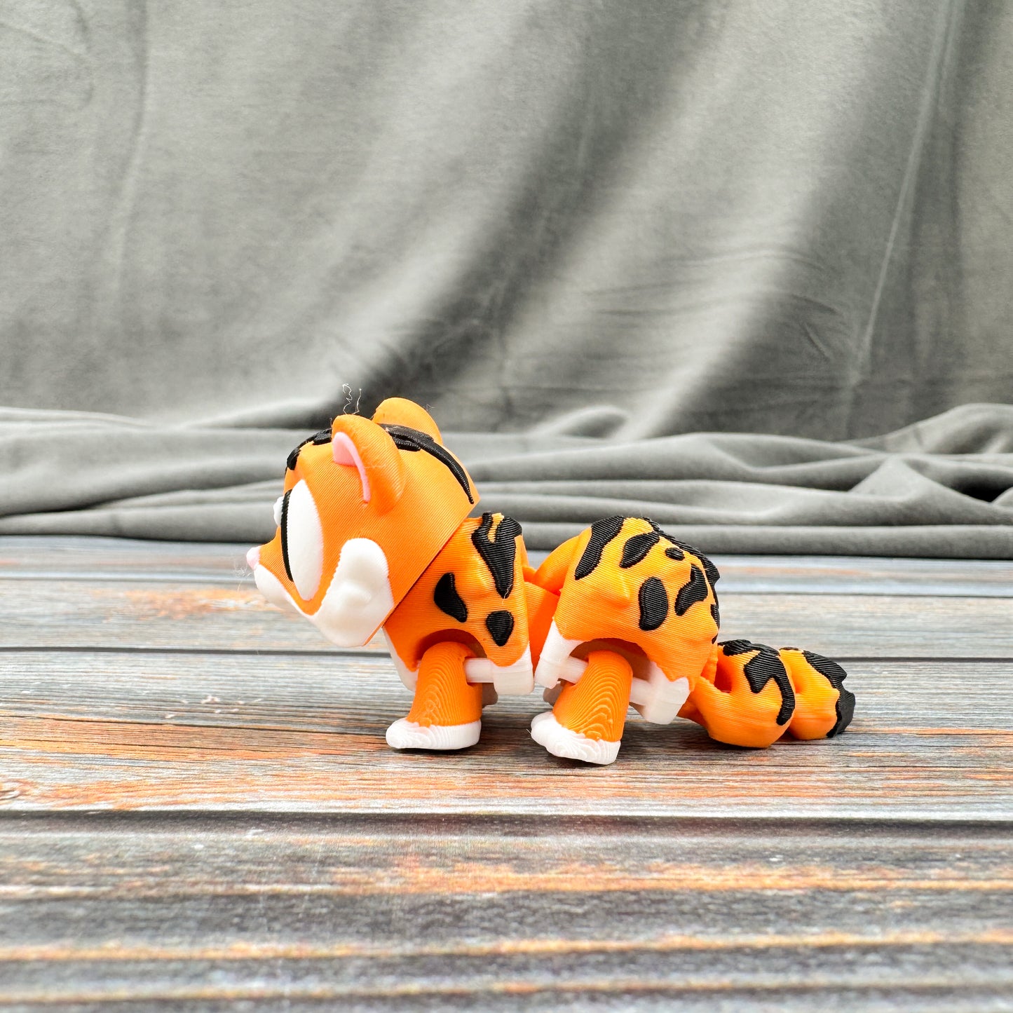Tiger Articulated 3D Printed Fidget Figure