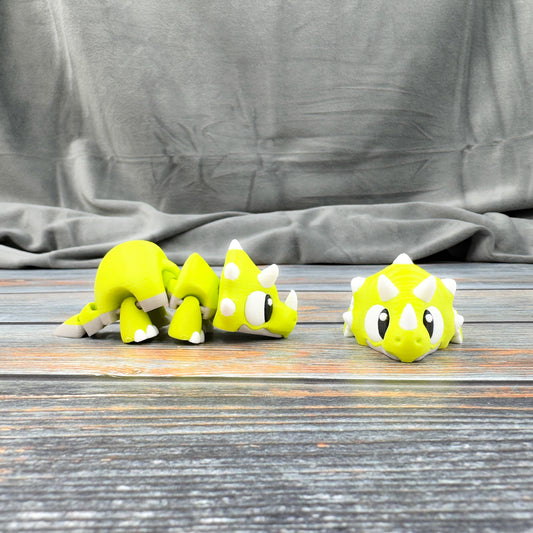 Triceratops 3D Printed Fidget Figure
