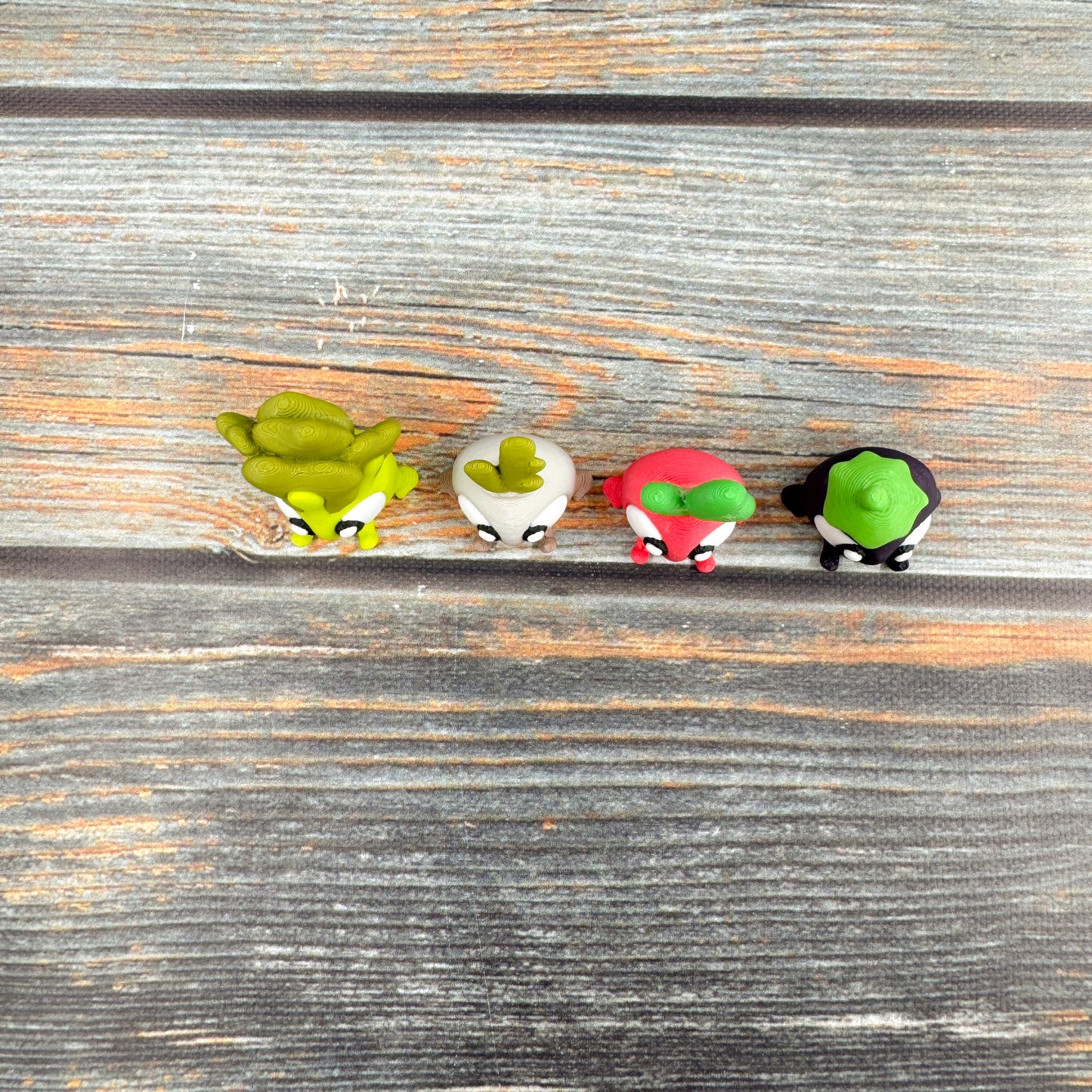 Vegetables 3D Printed Fidget Figures