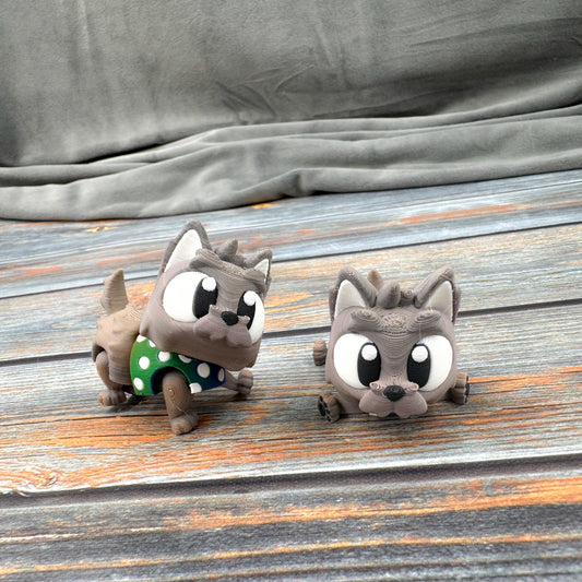 Yorkshire Terrier Articulated 3D Printed Fidget Figure